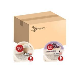 햇반 210g x24개+흑미밥 210g x12개