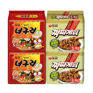 농심 짜파구리 너구리10봉+짜파게티10봉