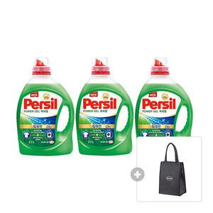 퍼실 파워젤 드럼/일반 겸용, 2.7L, 3개 + 증정(헨켈 쿨러백, 1개)