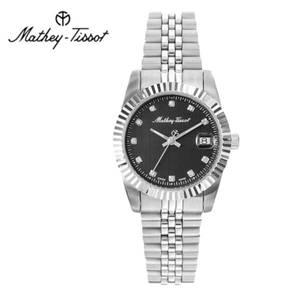 [메티티솟] Mathey-Tissot 여성 메탈밴드시계 D810AN