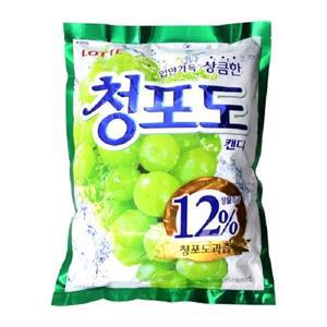 롯데 청포도 캔디 대용량 1445g 4개