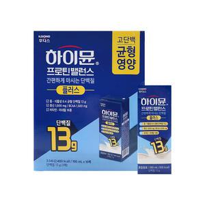 일동후디스 하이뮨 프로틴 밸런스 플러스 190ml x 16팩 x 1박스 /An 마시는 하이뮨 프로틴밸런스 드링크