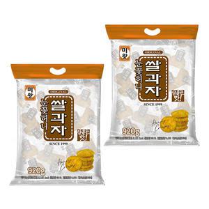 미왕 눈꽃허니 쌀과자 920g/2개  어르신간식/단짠단짠
