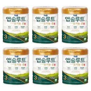 매일유업 앱솔루트 유기농 궁 3단계 800g x 6캔