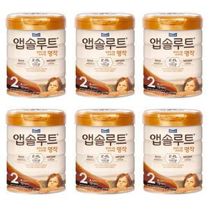 매일유업 앱솔루트 명작 2FL 2단계 800g x 6캔