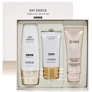 오휘 데이쉴드 퍼펙트 선 블랙 50ml + 30ml + 클렌징세트