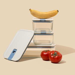 네오플램 뽀큐트 퍼펙트씰M 유리 밀폐용기 진공 반찬통 냉동밥보관 냉장고 정리 용기 모음전
