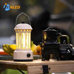 렌턴 캠핑감성랜턴 휴대용 LED 텐트 조명 USB 충전식 야외 램프 바베큐 파티 장식 앰비언트
