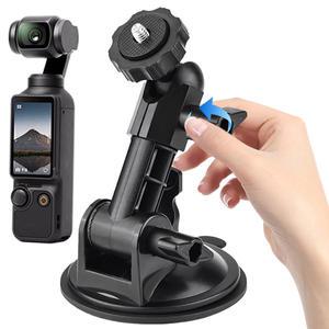 DJI Osmo Pocket 3 용 카메라 브래킷 자동차 흡입 컵 안정적인 마운트 거치대 자동차 앞 유리 창 대시 거치