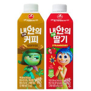 서울우유 내안의진짜 커피18개+딸기18개 280ml 총36개