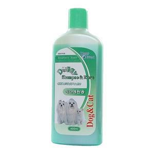 강아지 고양이 도기프랜드 샴푸린스 하얀애견용 400ml (WFGLIR3)