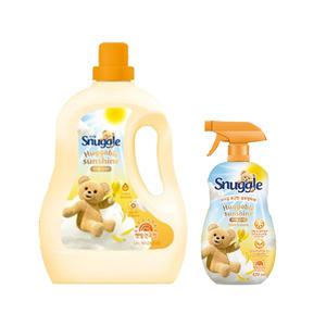 스너글 초고농축 섬유유연제 햇빛건조 허거블 선샤인, 1.8L, 1개 + 섬유탈취제 허거블선샤인 470ml, 1개