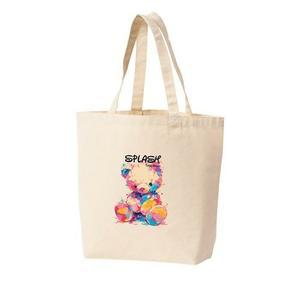 [라일리] Rly 에코백 스플래시곰 레인보우곰 귀여운곰 색종이곰