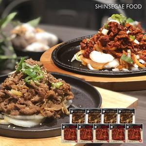 (신세계푸드)무항생제 바짝오리불고기 고추장맛 200gX5팩+간장맛 200gX4팩(총 9팩)