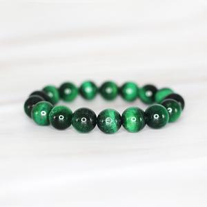 [힐링젬]천연 그린호안석 10mm 금전운 사업운 행운 원석팔찌 BR-5003