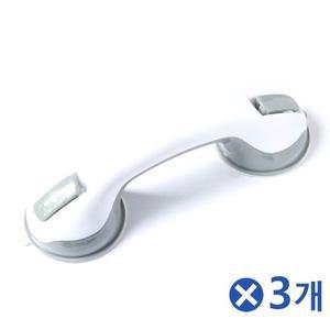 [기타]흡착식 욕실 안전 손잡이 베란다 유리문손잡이 3개 (WAED17F)