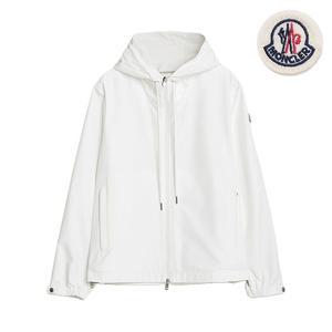25SS 몽클레어 로고 후드 자켓 화이트 SASSIERE 1A00120 59876 035