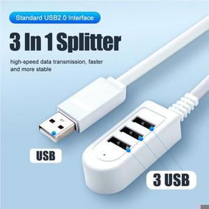 RYRA USB 포트 허브 범용 3A 충전기 컨버터 익스텐션 미니 소형 USB 도킹 스테이션 허브 컴퓨터용 디지털