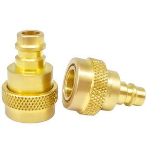 A/C R134a R1234yf 변환 키트 빠른 어댑터 조정 가능 고전압 및 저전압 커넥터 에어컨 냉매 시스템 2