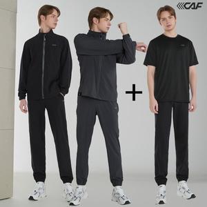 [르까프] 25SS 남성 우븐 트레이닝복 + 반팔티 3종택1