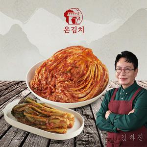 [온김치] 김하진의 별미 포기김치6kg + 갓김치2kg