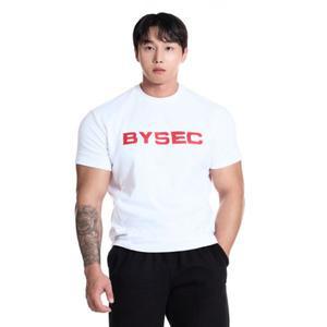 BYSEC 퍼펙트 특양면 레드로고 머슬핏 반팔 티셔츠 BYPLMSTY01 16559