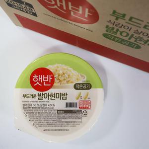 햇반 발아현미밥 작은공기 130g 36개