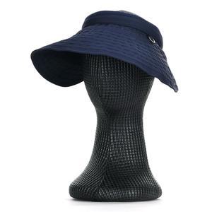 국산 여성 오픈형 무지접이 와이어 챙 썬캡 모자 KM-WH-0818-네이비