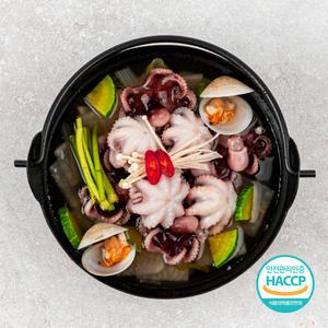 HACCP인증 쭈꾸미 연포탕 900g 샤브샤브 밀키트 야채포함 캠핑음식 간편조리