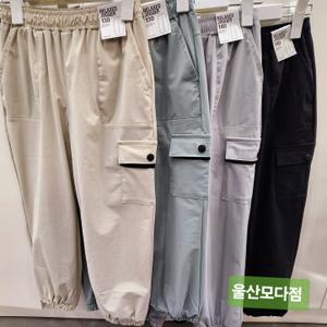 2025년 여름신상  아노락원단 스판좋은 옆포켓 카고형 조거바지3571