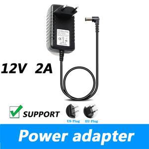 라우터 모니터 LED 라이트 바, AC 100-240V DC 12V 2A 전원 어댑터, UK 플러그, AU 플러그, DC L형 오리피