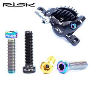 위험 MTB 자전거 디스크 브레이크 켈리퍼 볼트, 티타늄 합금, DEORE XT  SRAM 가이드용  M6 * 23.5mm, 2 개
