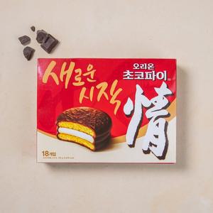 [오리온] 초코파이 정 새로운시작 18팩 702g (39g*18팩)