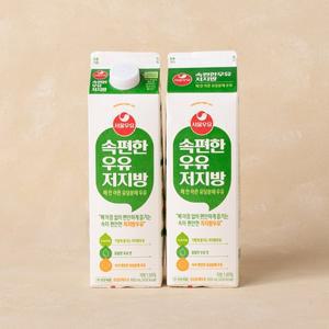 [서울우유] 속편한 우유 저지방 (900ml*2)