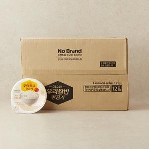 노브랜드 우리쌀밥한공기 210g*12개