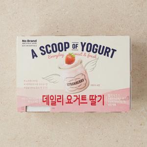 [노브랜드] 데일리 요거트 딸기 80g*6입