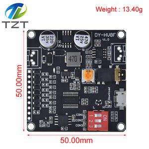 DY-HV8F 음성 재생 모듈 아두이노용 MP3 음악 플레이어 마이크로 SD 카드 지원 12V 24V 10W 20W