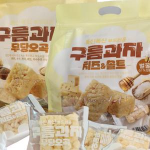 사치마 60개입 (600g x 2봉) 구름과자 2종 오곡(슈가프리)/ 치즈 솔트 개별포장