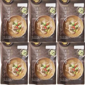 피코크 진한 소갈비탕 500g, 6개