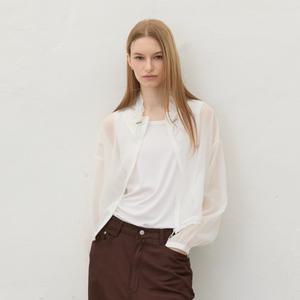[리안뉴욕]시어 썸머 쿨 아우터_화이트