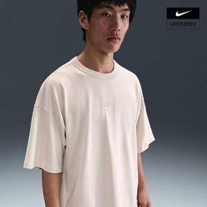 매장정품 나이키 NSW 프리미엄 에센셜 남성용 오버사이즈 티셔츠 HF9607-072 579362