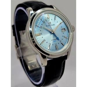 Grand Seiko 세이코 [세금포함] [정품] 커스텀 MOD (GRAND ELEGANCE GMT) LT 블루 다이얼 w 가죽 BAND 자동