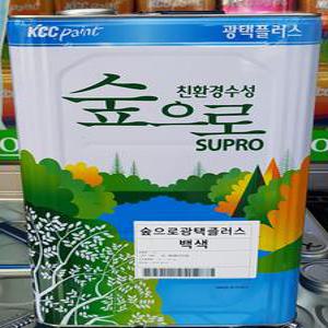 KCC 숲으로 광택수성페인트 18L 유광 반광 내부용 친환경