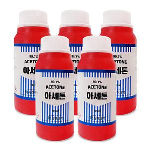 삼현제약 아세톤 100ml 5개 네일 리무버 매니큐어 제거 페인트 기름