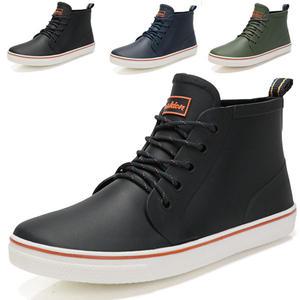 230-275mm dmshoe 남녀공용 논슬립창 방수 패션 캐주얼 하이탑 레인부츠 남자장화 구두 운동화 TQ83-8D