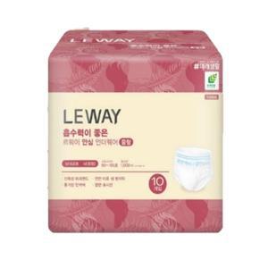 아유레디 르웨이 성인용기저귀 언더웨어 슈퍼 중형 10매X8팩 (80매)
