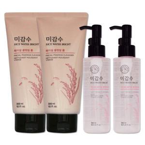 더페이스샵 미감수 페이셜 클렌징폼300mlx2개/클렌징오일x2개