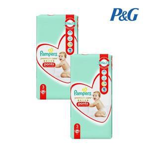 [팸퍼스]유럽산 팸퍼스 프리미엄케어 팬티형 기저귀  3단계_2팩(96p) pampers 바우처