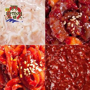 전통 강경맛깔젓 4종세트 6호 총2.0kg(육젓+젓갈쌈장+낙지젓+오징어젓 각500g씩)