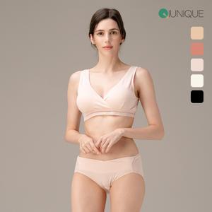 [뉴니끄] 모코랩 수유브라 1P+임산부팬티 2P 세트 빅사이즈 면 모달